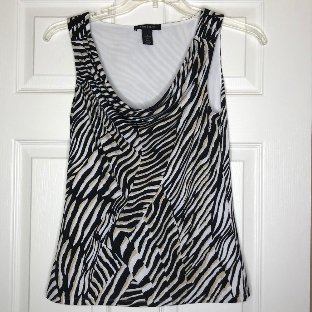 ☘️3/$20 Whbm sleeveless blouse Sz Medium